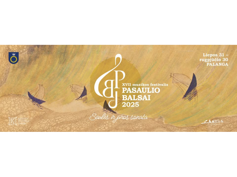 XVII-asis muzikos festivalis „Pasaulio balsai 2025“ | Palanga 2025 m. liepos 31 d. – rugpjūčio 30 d.