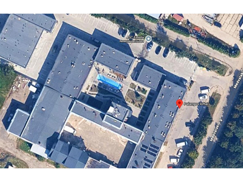 Palangos loftai. Google žemėlapio nuotrauka