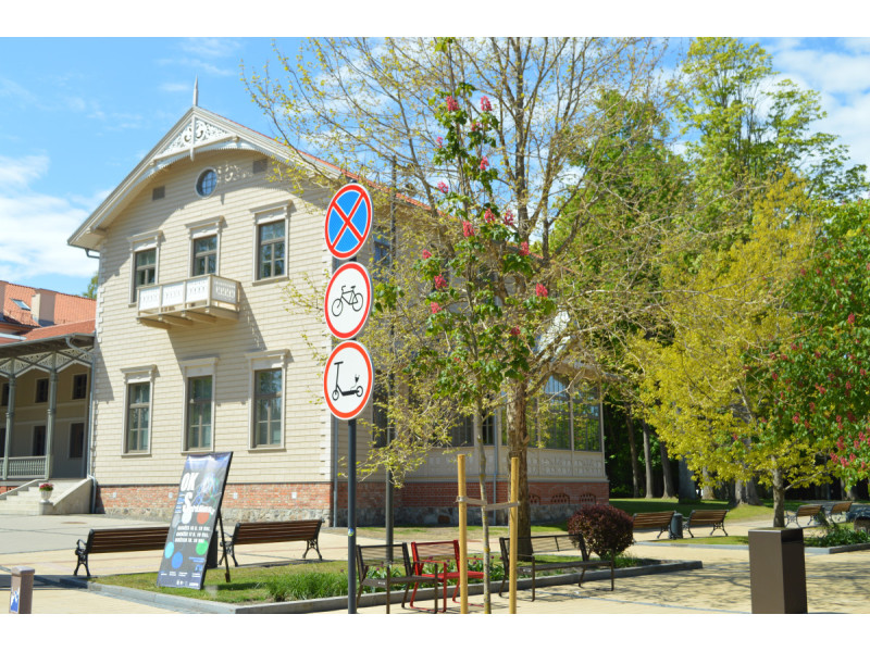 Palangos  J. Basanavičiaus gatvėje vasarą draudžiamas dviračių, velomobilių ir elektrinių paspirtukų eismas