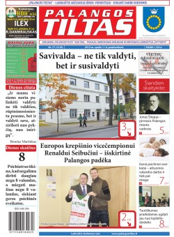 Palangos tilto laikraštis, Data: 2013-10-10, Numeris: 77 (1218) 