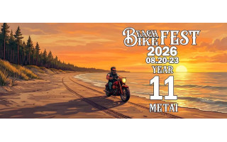 Rugpjūčio 20-23 dienomis į Šventąją vėl kviečia tarptautinis baikerių paplūdimio ir muzikos festivalis BEACH BIKE FEST