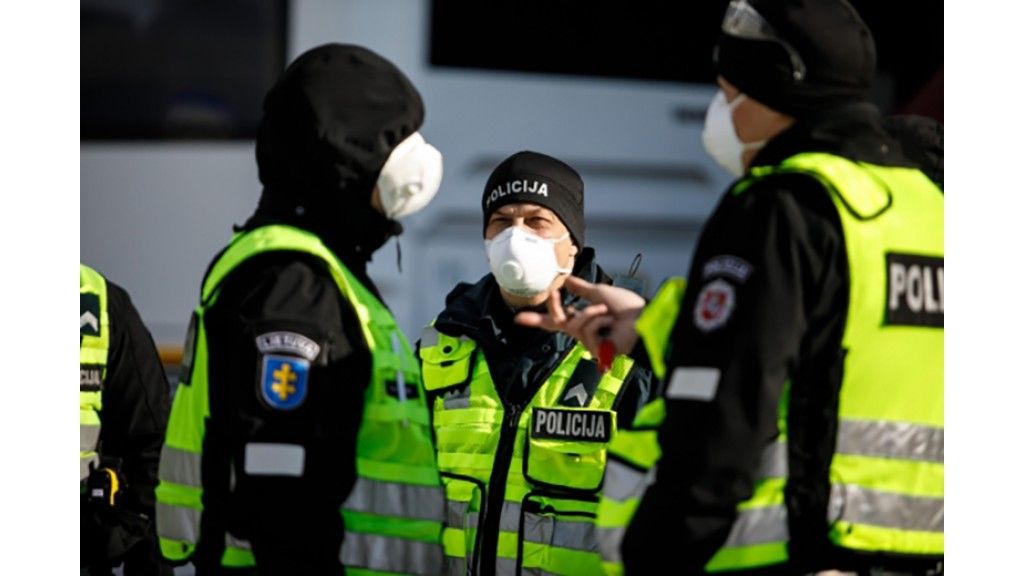 Palangos policija per Velykas dėl koronaviruso ribos atvykimą į kurortą