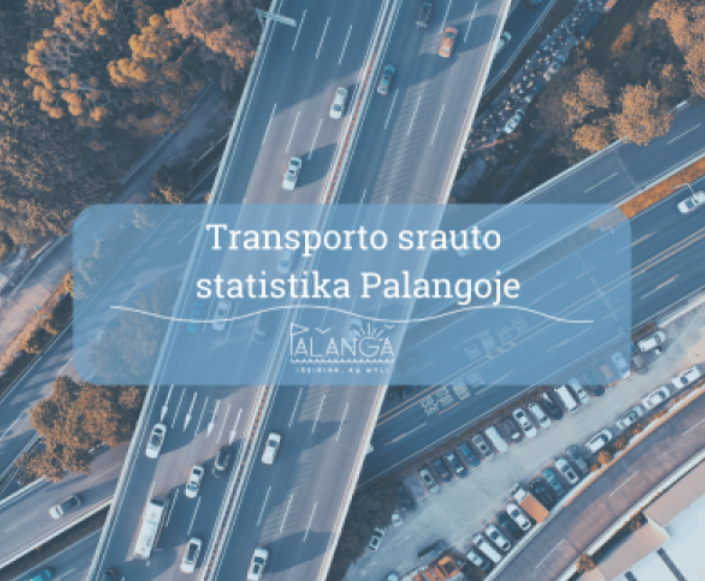 Transporto srautų statistika Palangoje
