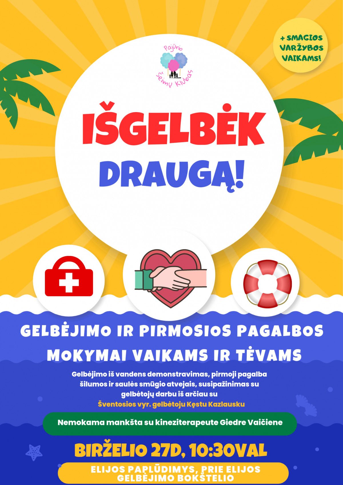 Gelbėjimo ir pirmosios pagalbos mokymai