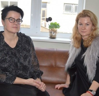 Palangos socialinių paslaugų centro direktorė Daiva Dekontaitė ir jos pavaduotoja socialiniams reikalams Sandra Jackaitė papasakojo apie Centro veiklą.