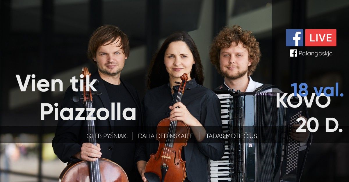 Muzikos vakarai Kurhauze nukels į Paryžių, Niujorką ir Buenos Airės. Koncertas skirtas A. Piazzolla 100-mečiui