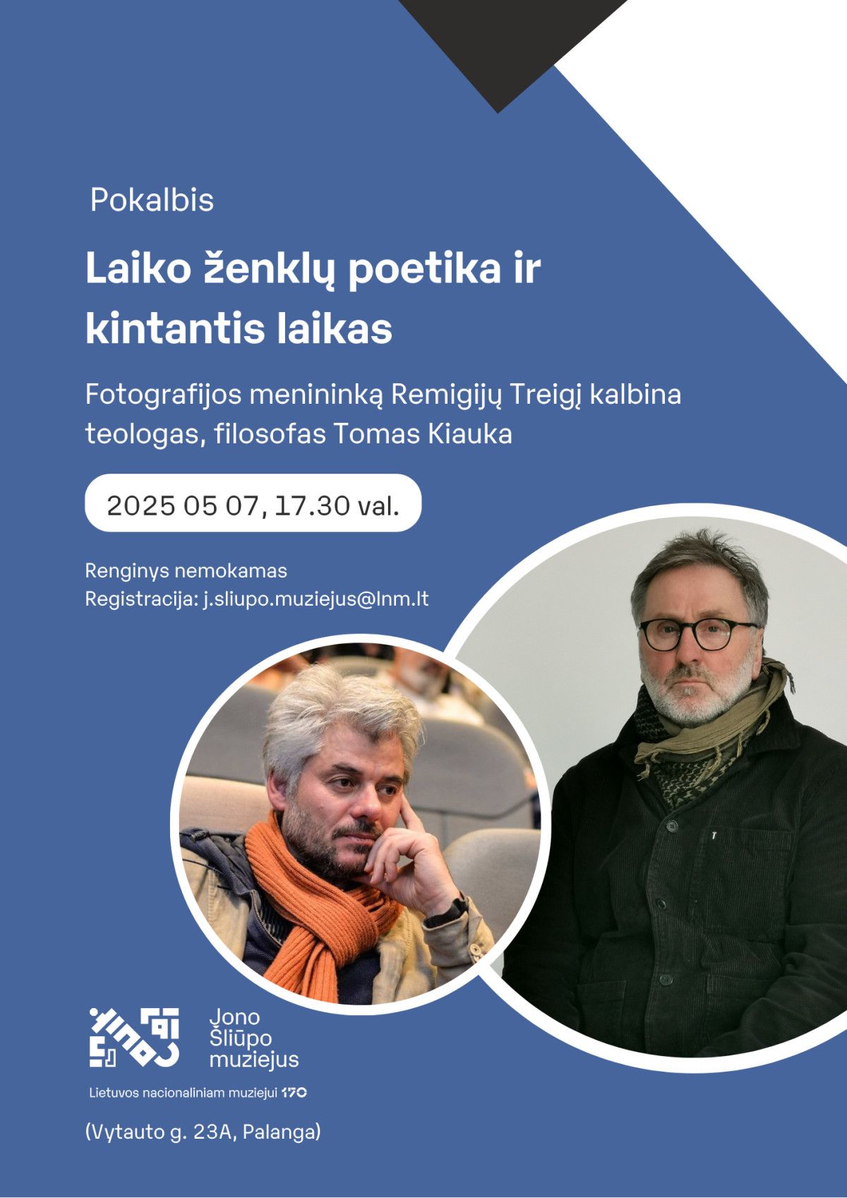 Pokalbis „Laiko ženklų poetika ir kintantis laikas“
