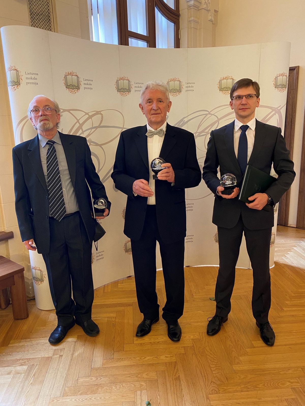 Iš kairės: E. Gaubas, J. V. Vaitkus, T. Čeponis. Asmeninio archyvo nuotr.