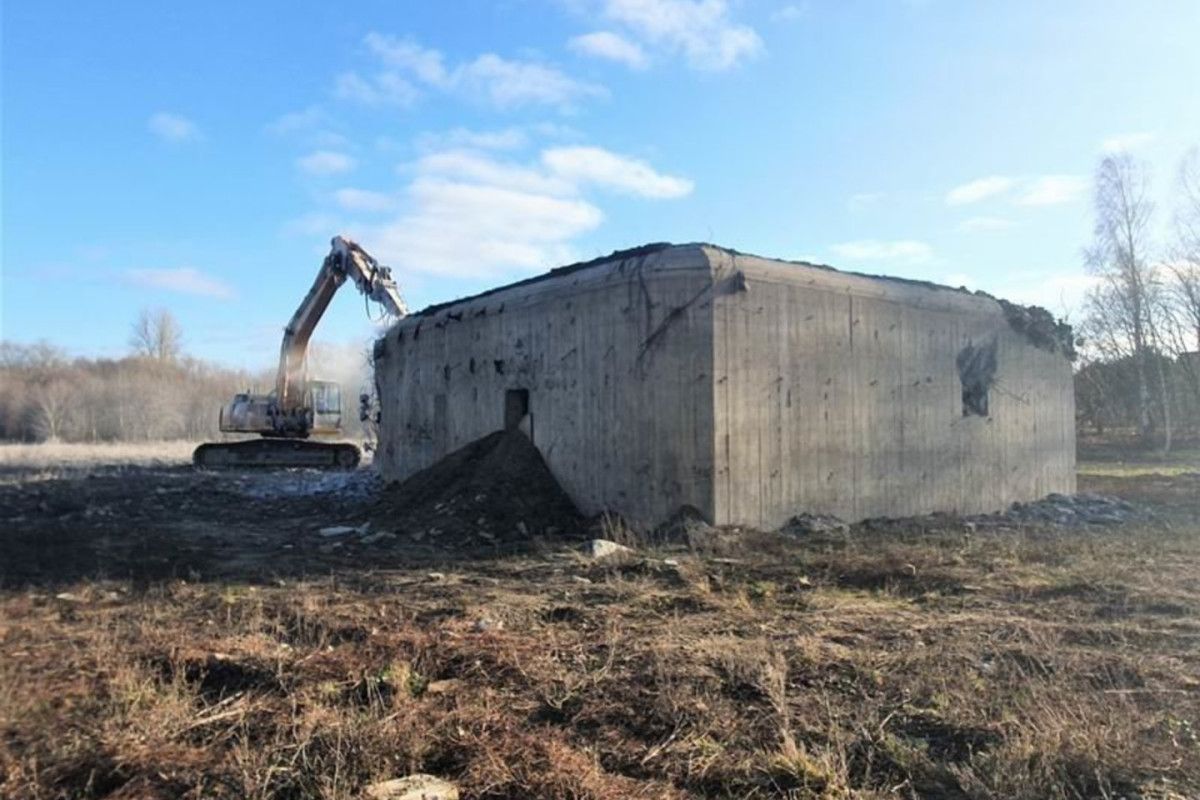 Palangoje naikinamas Molotovo linijos bunkeris: jau turi planų, kas atsiras vietoj jo