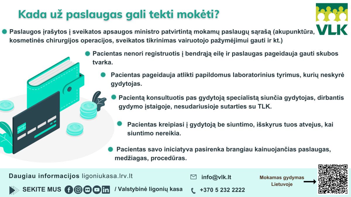 Nemokėkite be pagrindo – ligonių kasos paaiškina pacientų teises