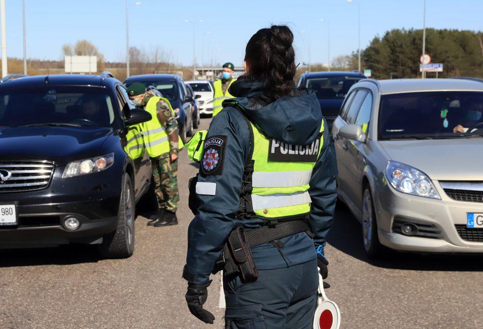 Palangoje gruodžio 23 d. patikrinta 4250 automobilių, neįleista 97, surašyti 22 protokolai už KET pažeidimus