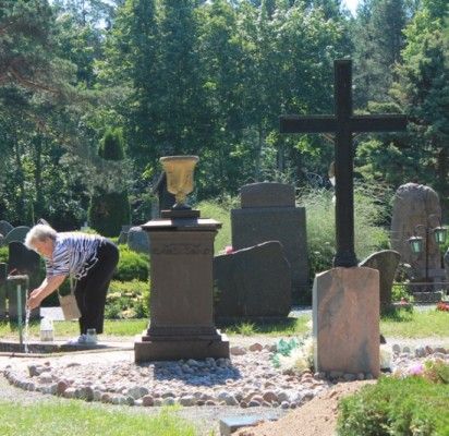Palangos senosios kapinės tvarkomos puikiai