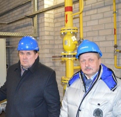 Iš kairės: UAB "Palangos šilumos tinklai" direktorius Artūras Mažrimas ir UAB "Palangos šiluma" direktorius Rimantas Kregždė