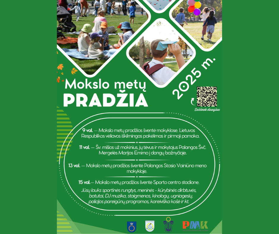 Palanga kviečia į Mokslo metų pradžios šventę