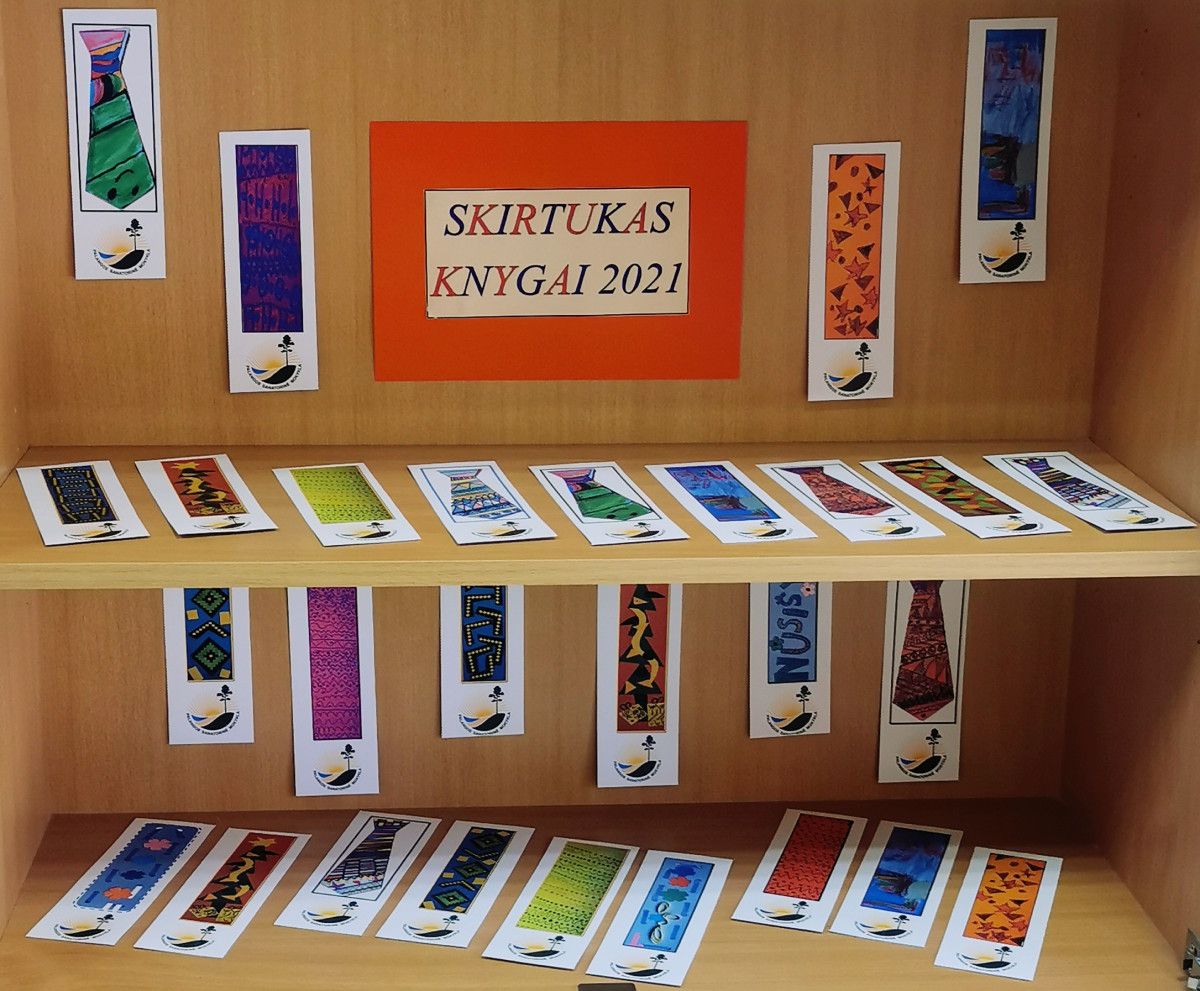 Palangos sanatorinėje mokykloje – socialinis-meninis projektas „Skirtukas knygai 2021”