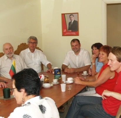 Socialdemokratų apsilankymas Palangoje