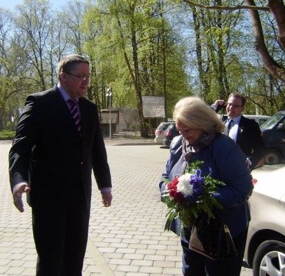 Palangoje viešėjo Prancūzijos ambasadorė M. Berniau