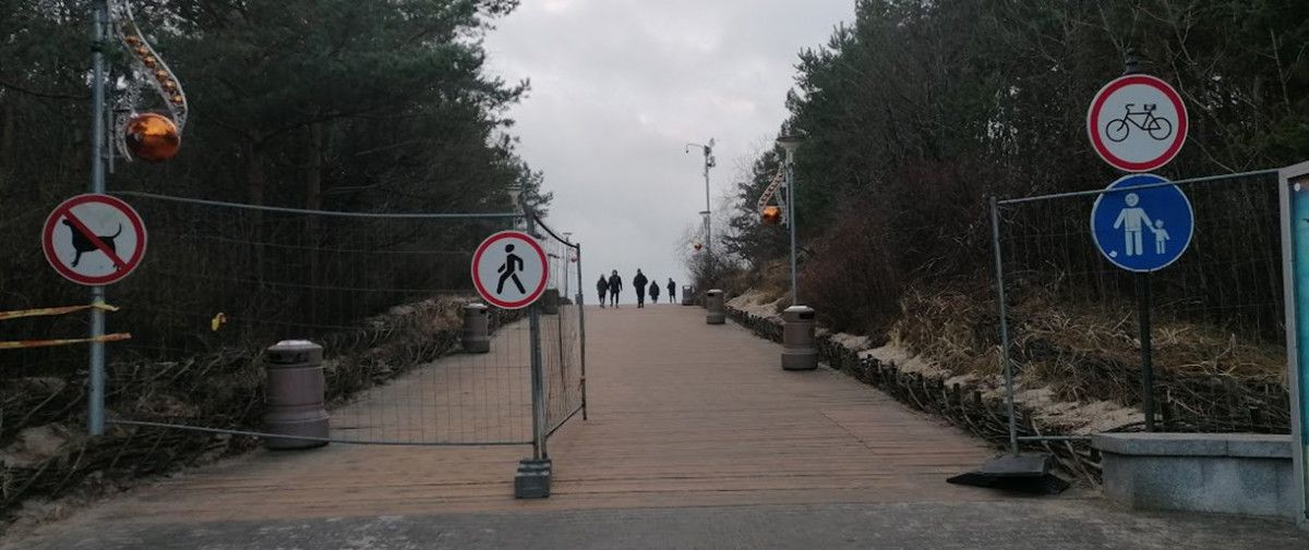 Gruodžio 31 d. nuo 19 val. uždaromas jūros tilto galas, nuo 22 val. – visas tiltas