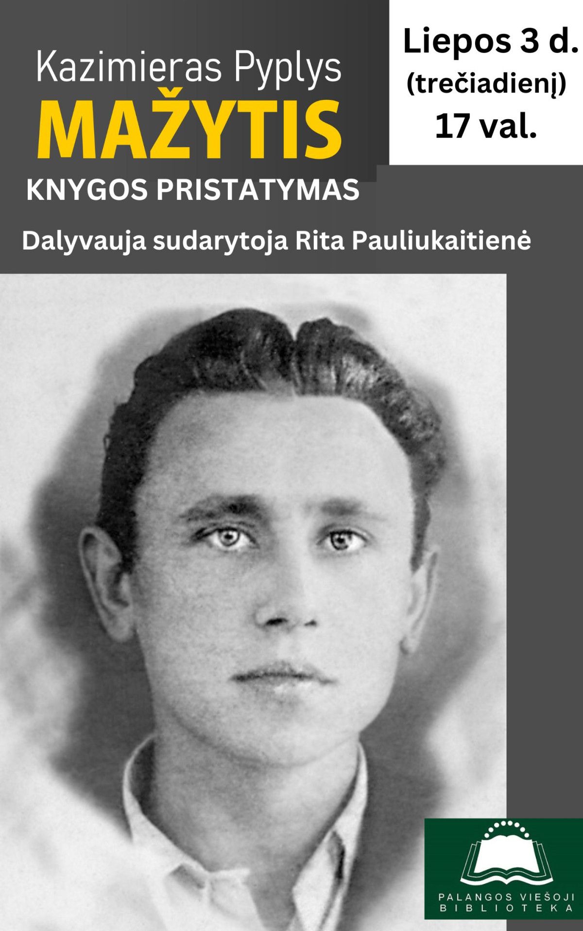 Knygos „Kazimieras Pyplys-Mažytis. Lietuvos partizanų pasiuntinys į Vakarus“ pristatymas