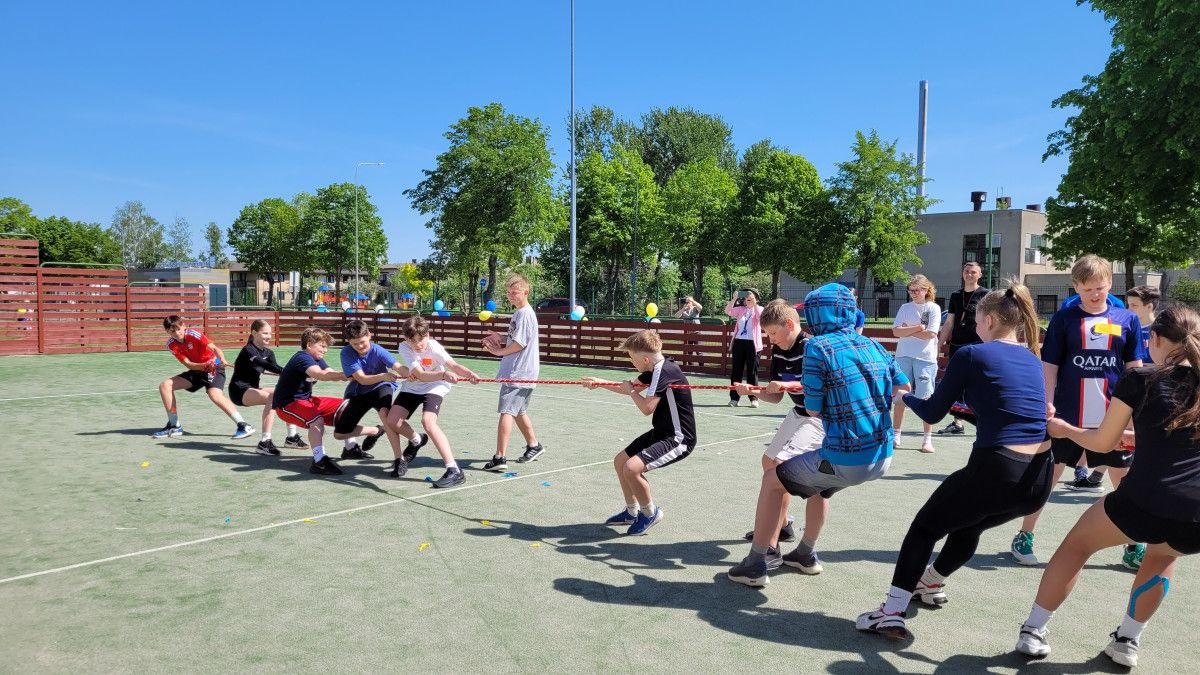 Vaikų diena Šventojoje paminėta Sporto festivaliu