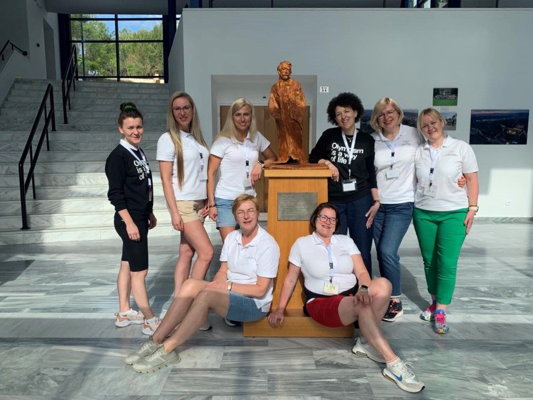 OVUP mokymų vadovai žinias gilino Senovės Olimpijoje