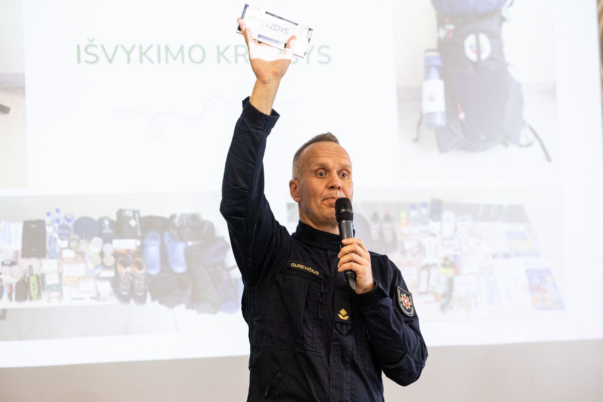 Priešgaisrinės apsaugos ir gelbėjimo departamento (PAGD) patarėjas Donatas Gurevičius