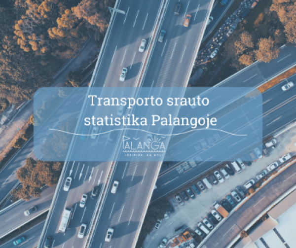 Transporto srautų statistika Palangoje