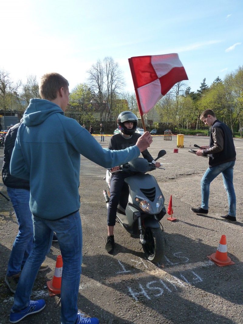 Prie Ronžės burzgė jaunieji motociklininkai