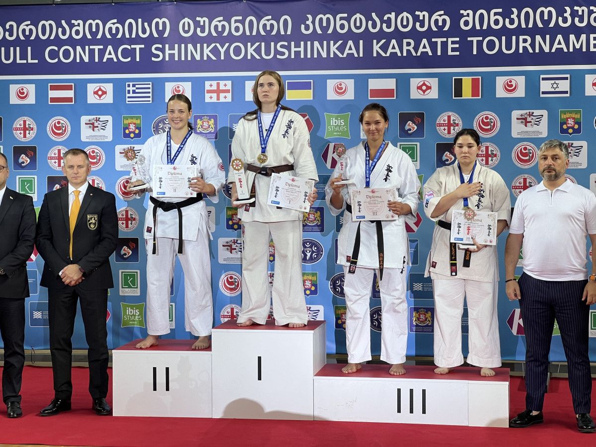 Palangos Kyokushin Karate klubo „Shodan“ auklėtinės pergalė „Batumi Open“ turnyre Sakartvele