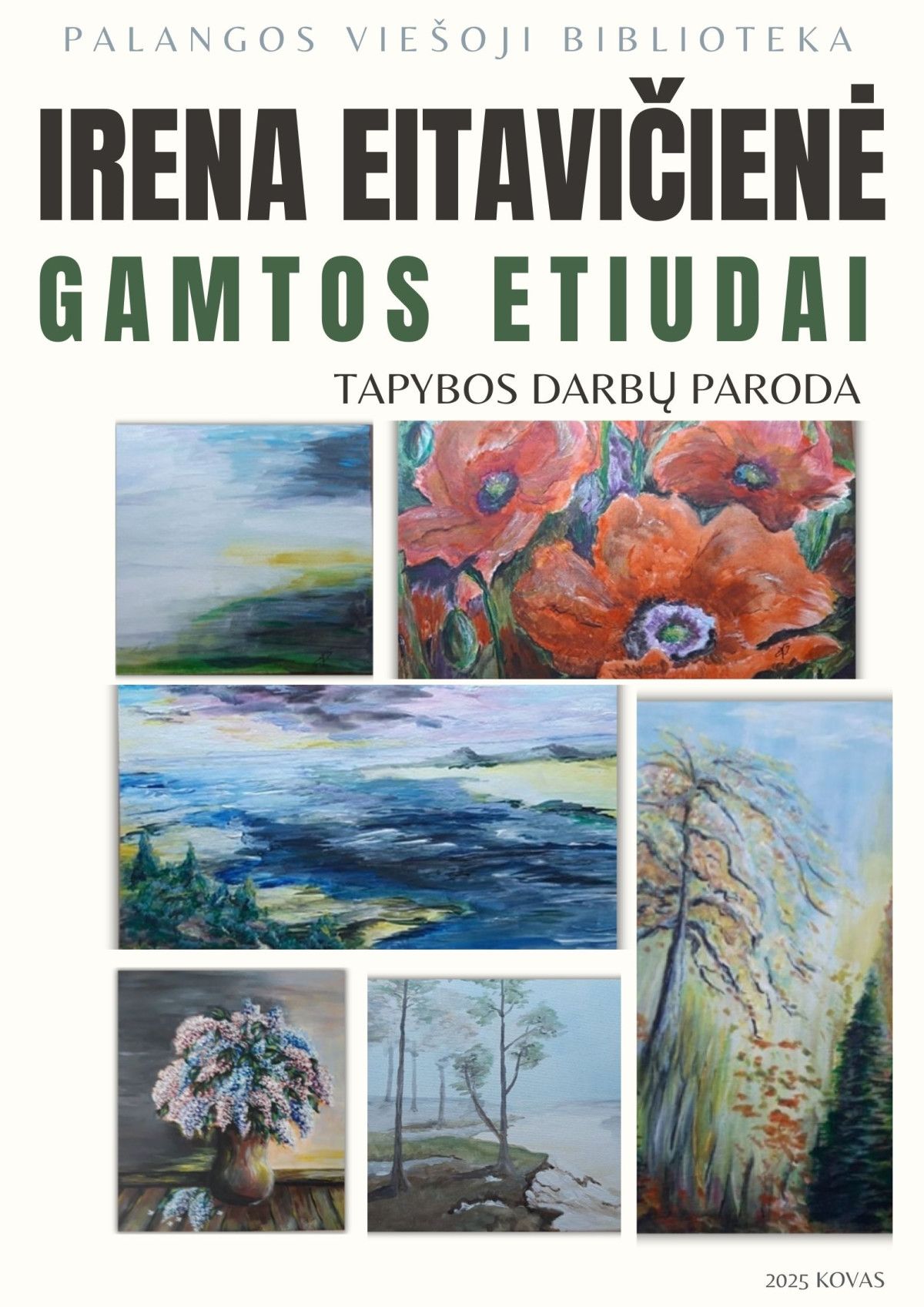 Irenos Eitavičienės piešinių paroda „Gamtos etiudai“