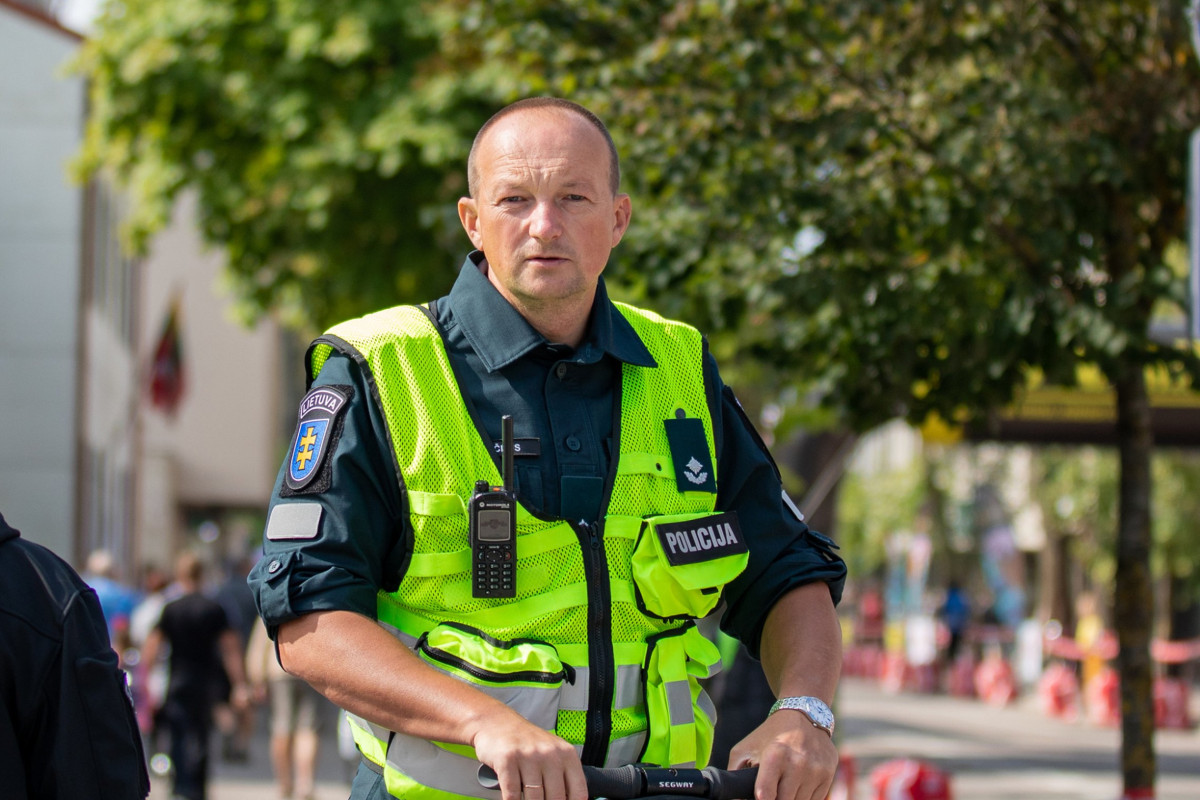Palangos miesto policijos komisariato viršininkas Kęstutis Bončkus, KAVPK nuotr.
