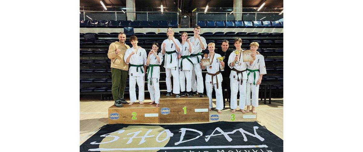 Palangos Kyokushin Karate mokyklos “Shodan” sportininkai Lietuvos čempionate iškovojo 1 aukso ir 2 bronzos medalius