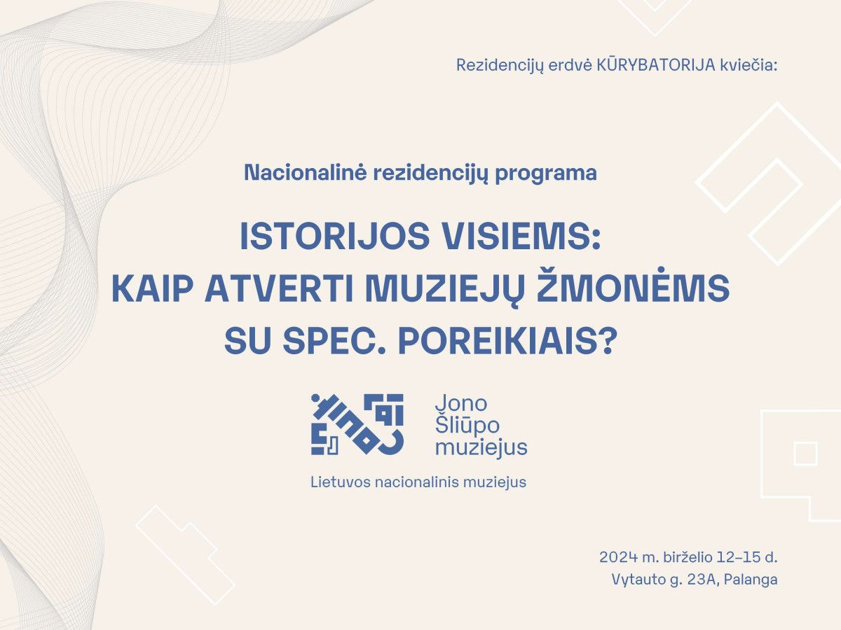 KŪRYBATORIJA skelbia intensyvios kūrybinės rezidencijos konkursą!