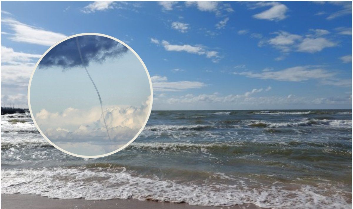 Baltijos jūroje užfiksavo reiškinį, kuris trunka vos keletą minučių. FOTO: INDRĖ PEPCEVIČIŪTĖ-BOGUŠIENĖ IR VAIDA KOJELYTĖ-MAIŽIUVIENĖ