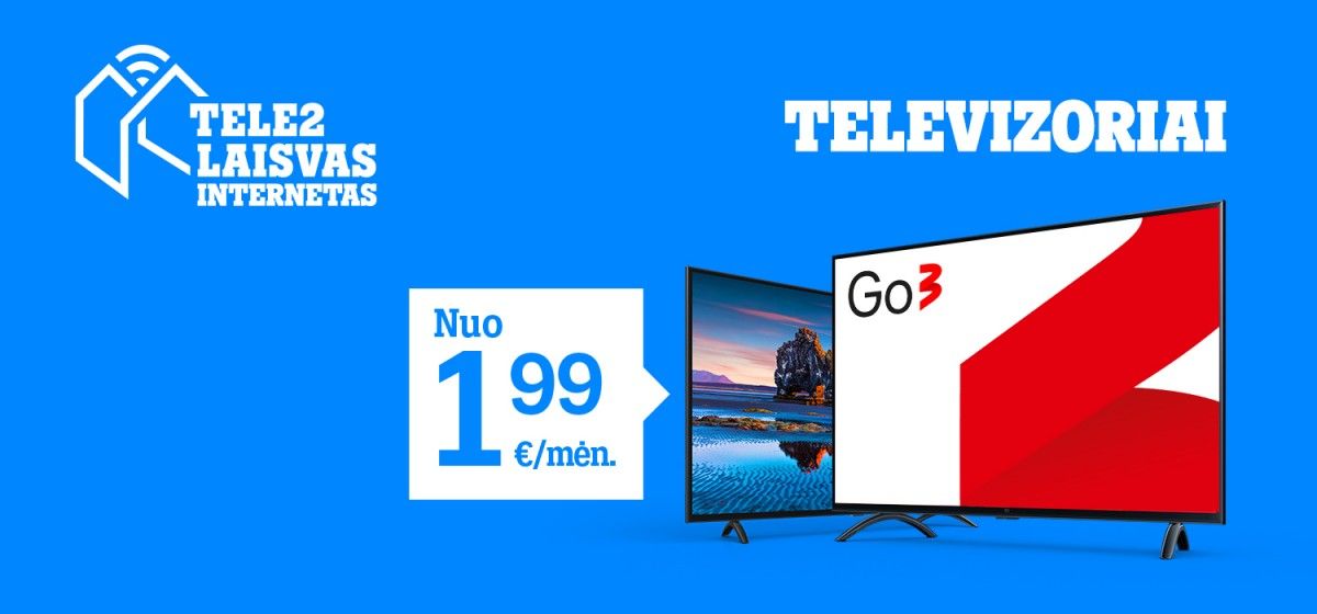 „Tele2“ nuolaidos telefonams, televizoriams, robotams dulkių siurbliams ir draudimui