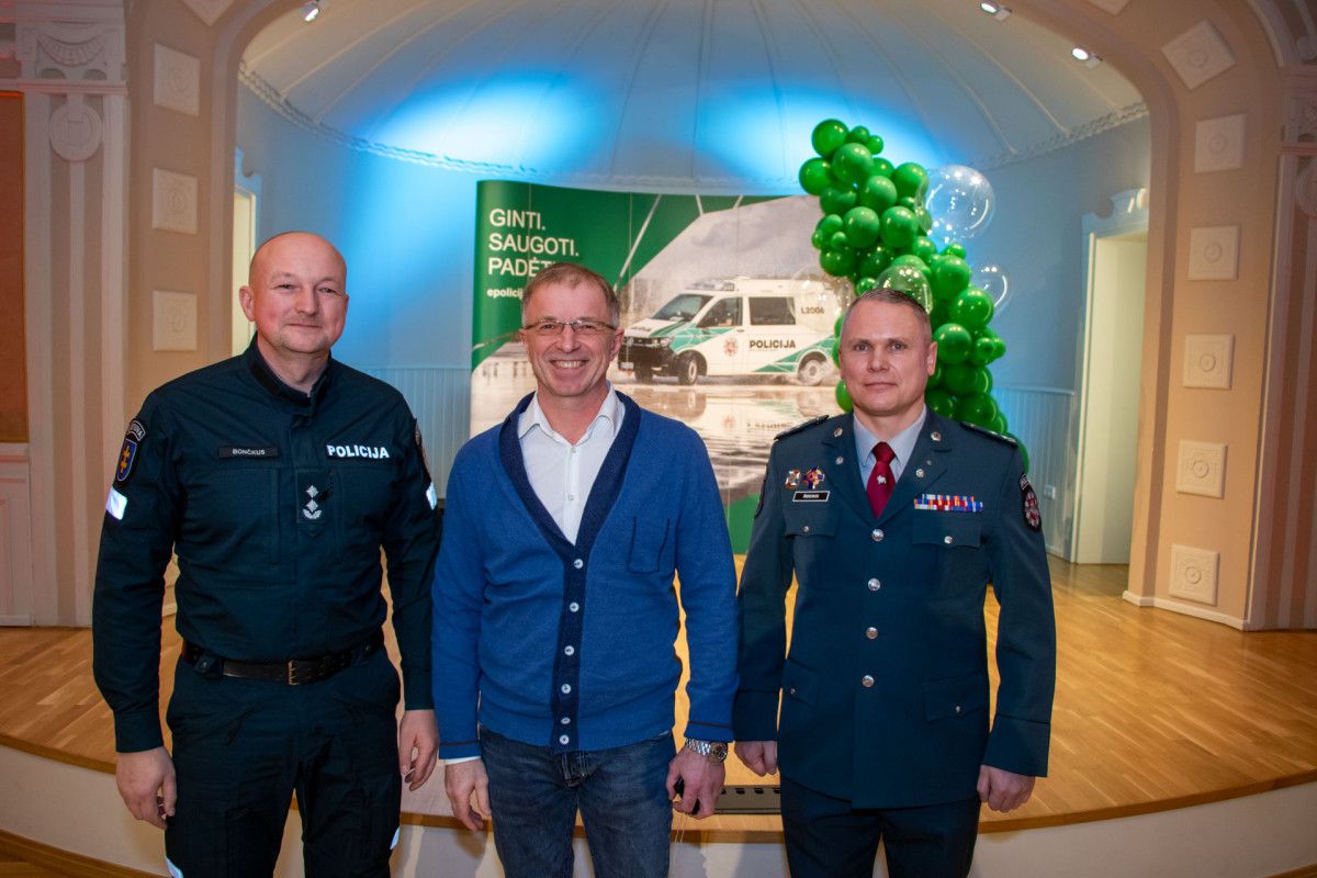 Pareigūnai padėkojo policijos rėmėjams, socialiniams partneriams ir aktyviausiems saugios kaimynystės puoselėtojams