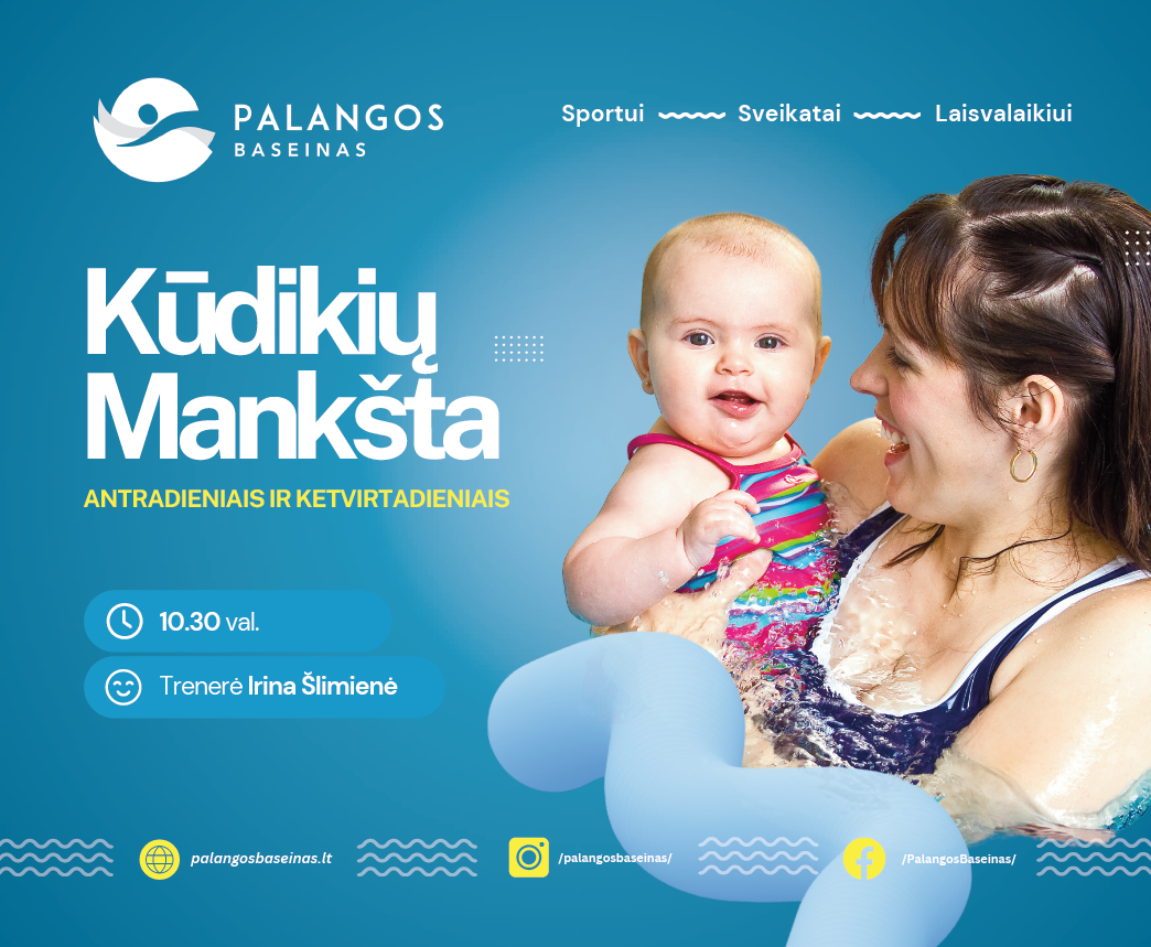 Kūdikių mankšta - Palangos baseine