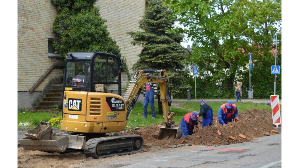 Bangų gatvėje užvirė darbai – prasidėjo rekonstrukcija