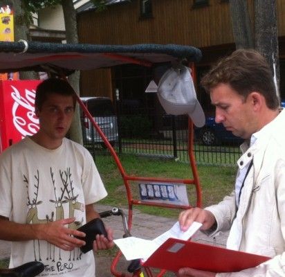 „Kad ne su klientais pagavote. Šiaip važinėju. Kur čia nusižengimas?“