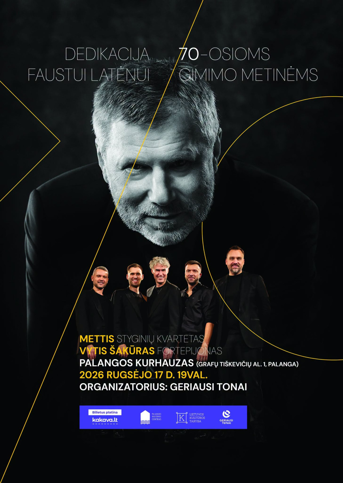 Palangos kurhauze – Fausto Latėno 70-mečiui skirtas koncertas