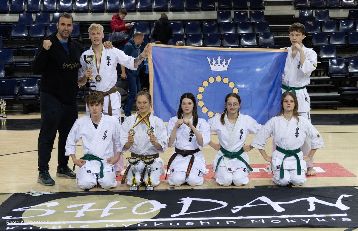 Palangiškių shodaniečių pergalės Lietuvos čempionate bei iškovoti kelialapiai į Europos jaunučių-jaunimo karate kyokushin čempionatą