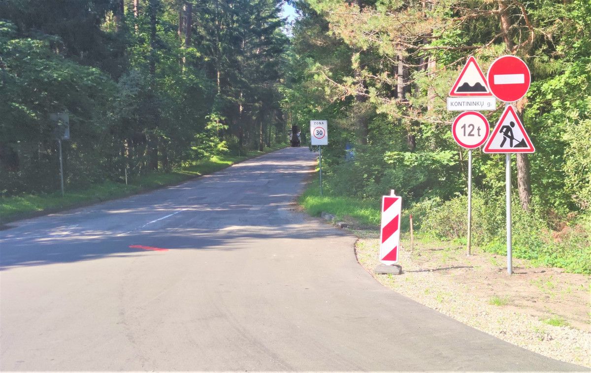 Pradedami Kontininkų gatvės rekonstrukcijos darbai