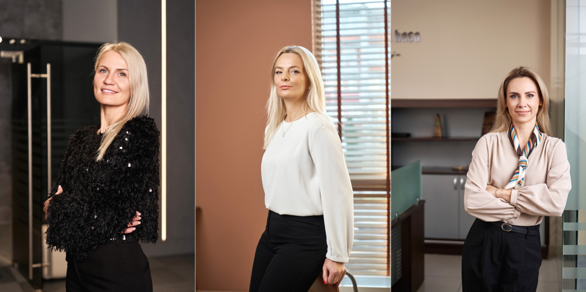 (Iš kairės): Loreta Stainytė, Deimantė Valašinė, Radvilė Žilienė
