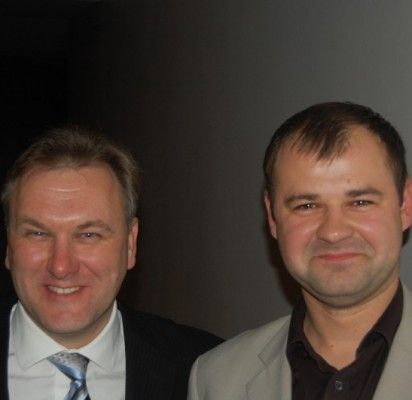 Viktorui Gecui (kairėje) Danas Paluckas pirmiausia nepasiūlė žadėtų pirmininko pavaduotojo pareigų, po to išmetė iš skyriaus tarybos, o dabar – ir iš partijos.