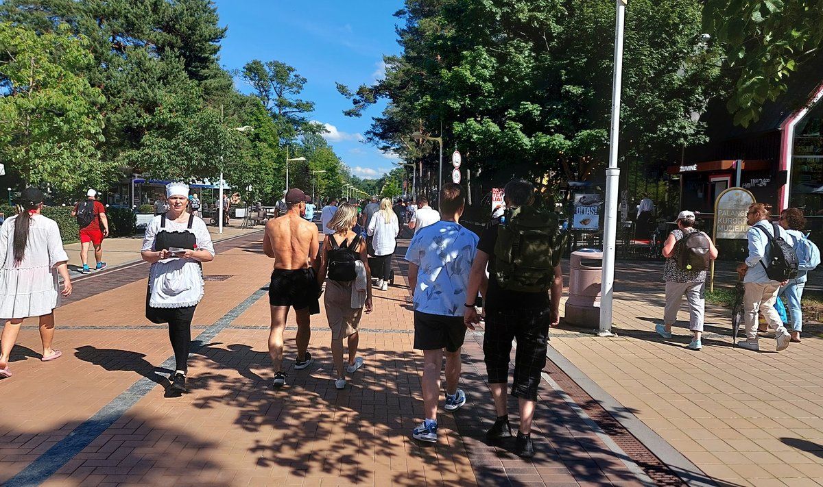 Palanga birželio viduryje. FOTO: INDRĖ PEPCEVIČIŪTĖ-BOGUŠIENĖ
