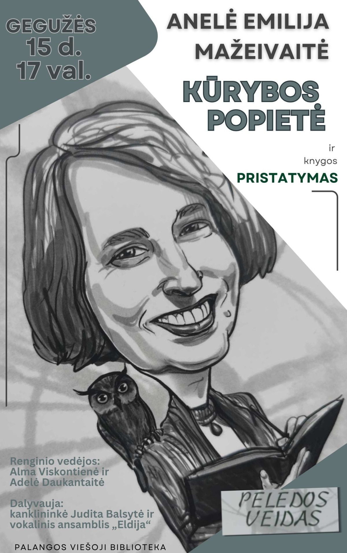 Anelės Emilijos Mažeivaitės knygos „Pelėdos veidas“ pristatymas