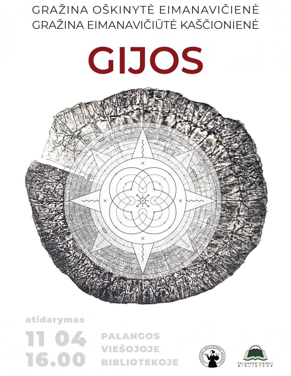 Bibliotekoje – paroda „Gijos“