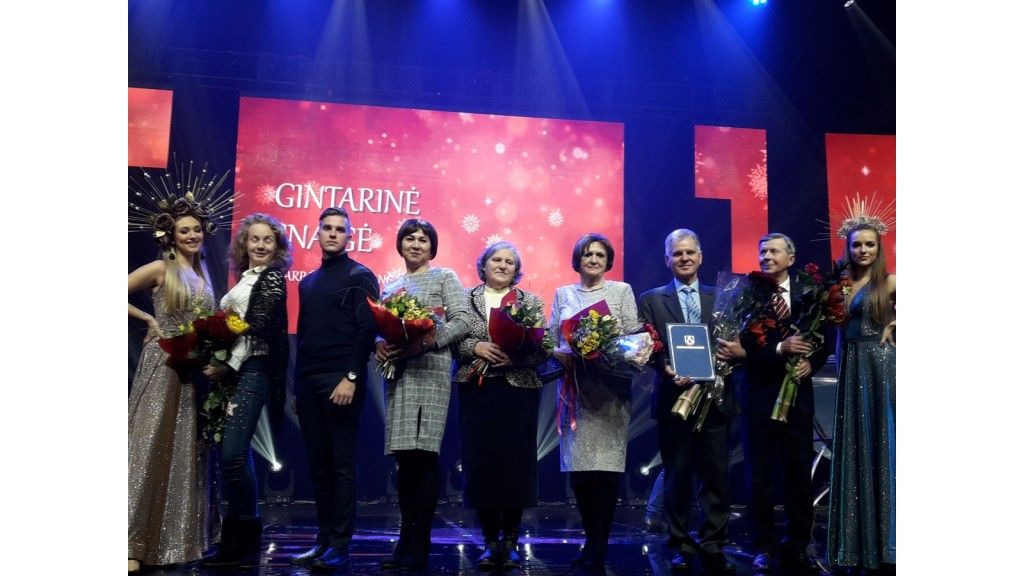 "Gintarinės snaigės" ženklą šiemet kūrė dailininkas Gražvydas Kasparavičius