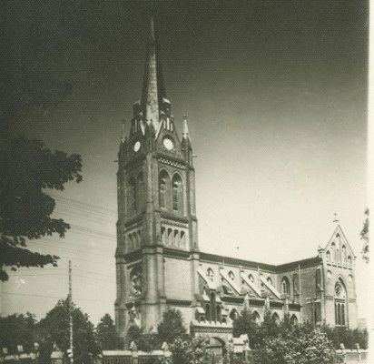 Palanga, Katalikų bažnyčia. Fot. I. Stropus, 1936 m.