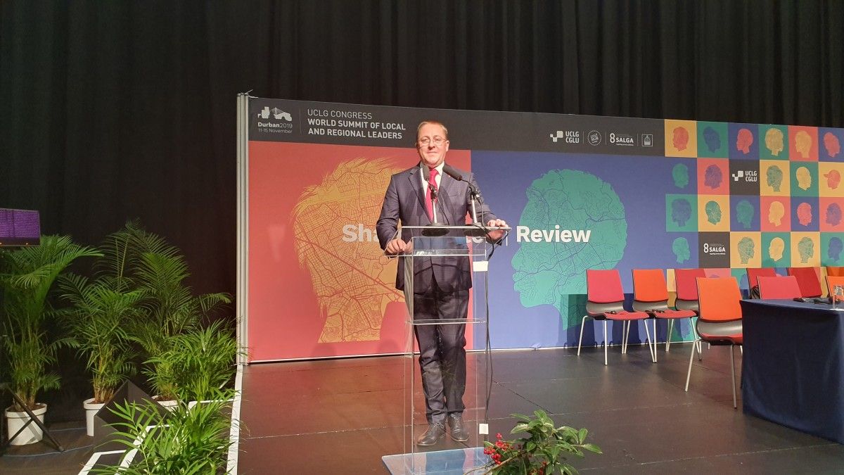 Šarūnas Vaitkus dalyvavo Pasaulio vietos valdžių ir regionų lyderių kongrese Pietų Afrikoje